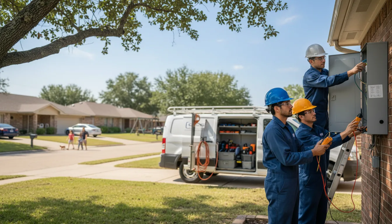 Certified electrician providing emergency electrical services in Wildorado, TX